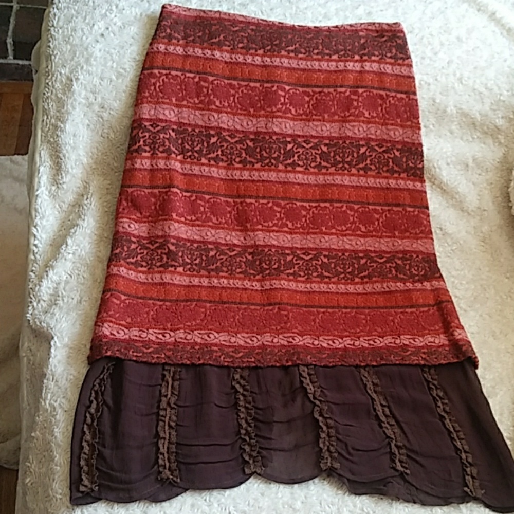 Fork Pencil Skirt Sz 2